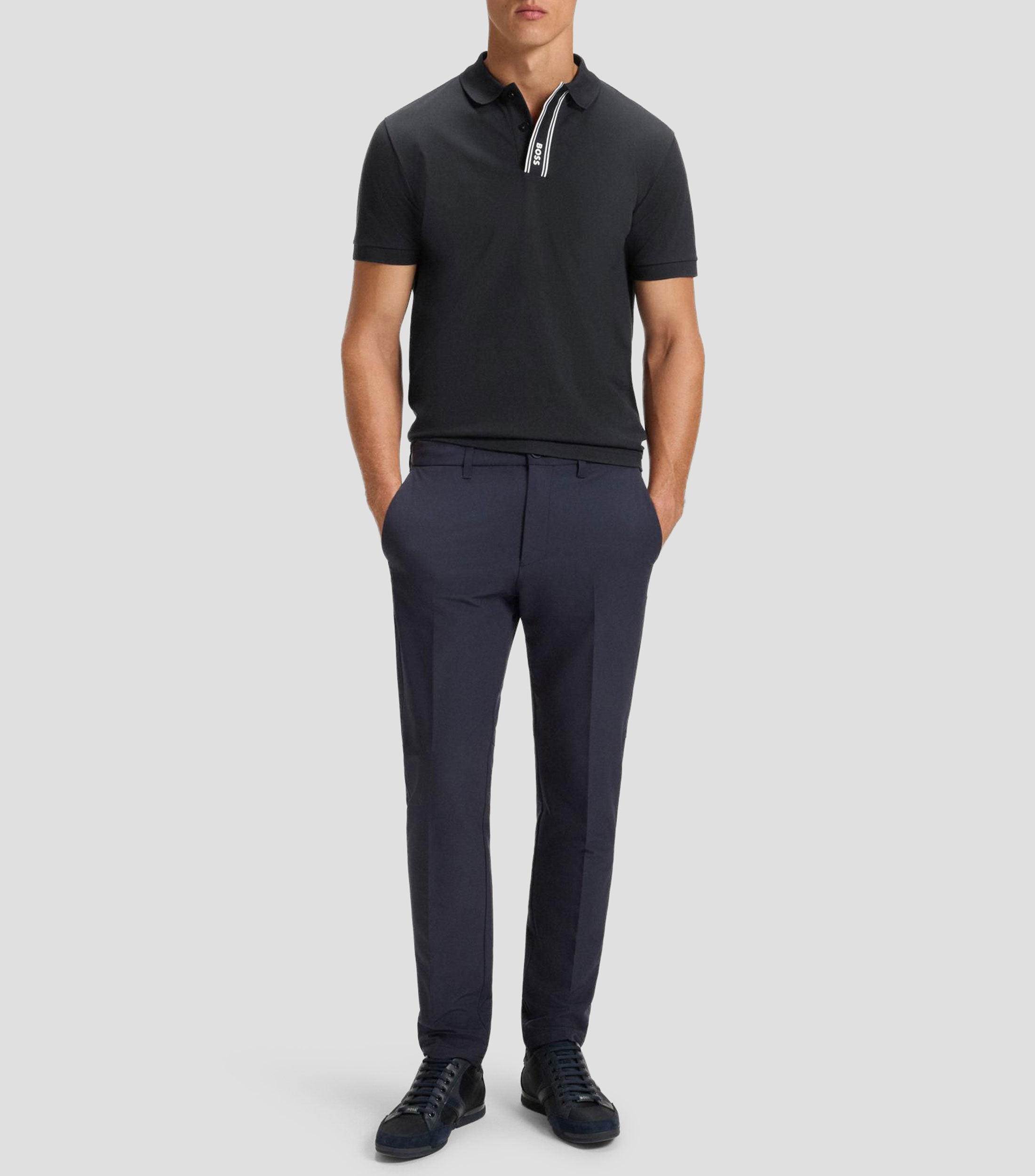 Playera tipo polo manga corta Hombre